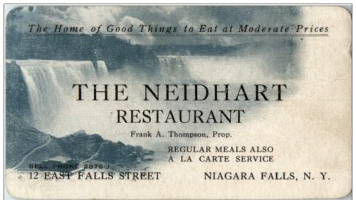 Niagara Falls - The Neidhart Restaurant