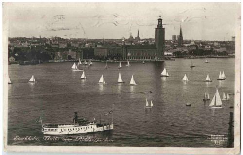 Stockholm - Utsikt över Riddarfjärden