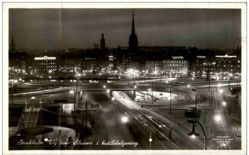 Stockholm - Vy över Slussen
