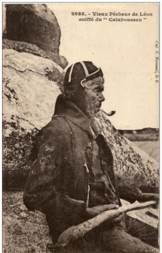 Vieux Pecheur de Leon coiffe du Calaboussen