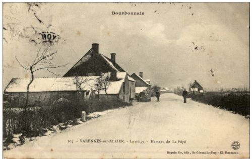 Varennes sur Allier - La neige