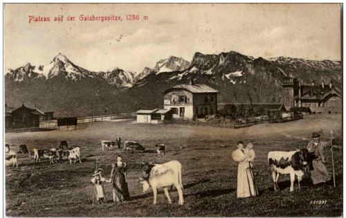 Plateau auf der Gaisbergspitze