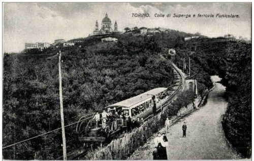 Torino - Colle di Superga e ferrovia Funicolare
