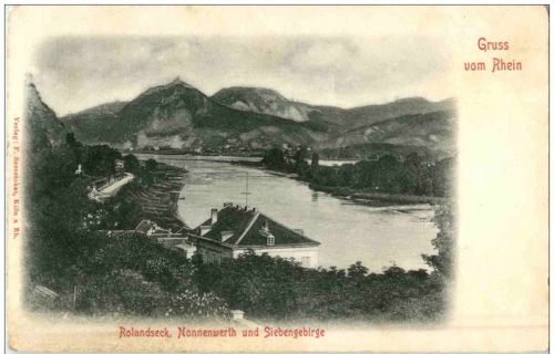 Gruss vom Rhein - rolandseck Nonnenwerth