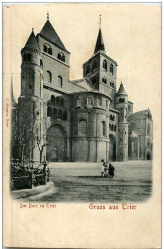 Gruss aus Trier - Dom - Prägekarte