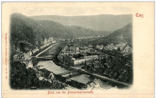 Bad Ems - Prägekarte
