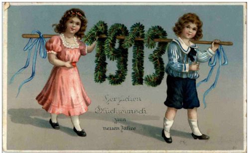 Neujahr - Jahreszahl 1913
