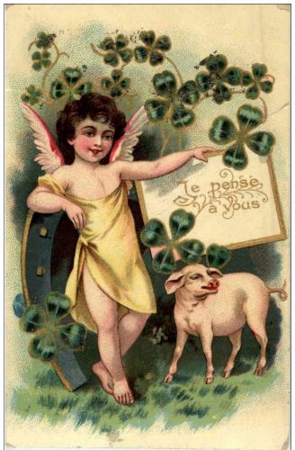 Engel und Schwein - Angel and pig