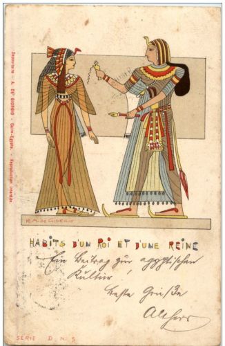 Habits d un Roi et d une Reine