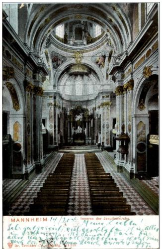 Mannheim - Inneres der Jesuitenkirche