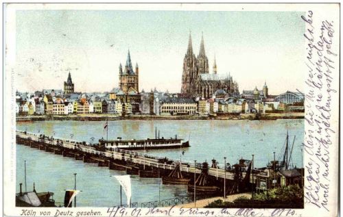 Köln von Deutz gesehen