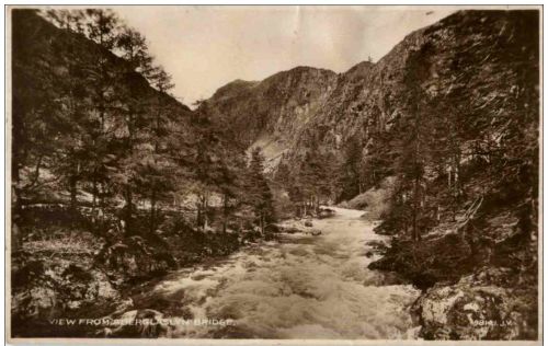 View from Aberglaslyn Bridge