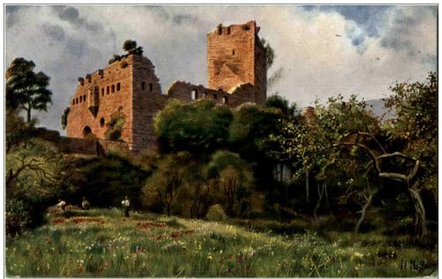 H. Hoffmann - Burg Landsberg bei Barr - Feldpost