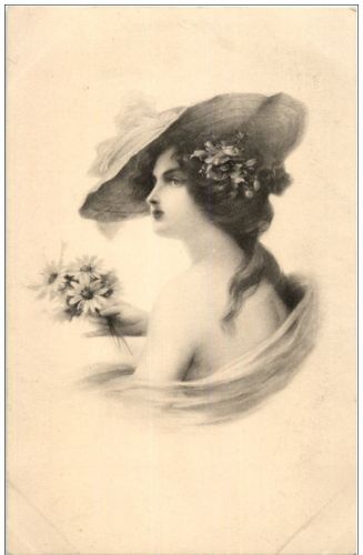 Frau - Künstlerkarte