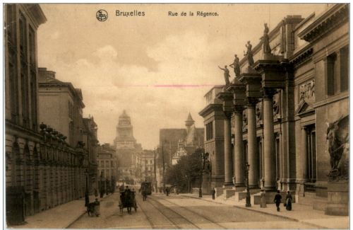 Bruxelles - Rue de la Regence