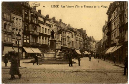 Liege - Rue Vinave d ile Fontaine de la Vierge