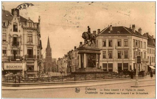 Oostende - Het Standbeeld van Leopold I