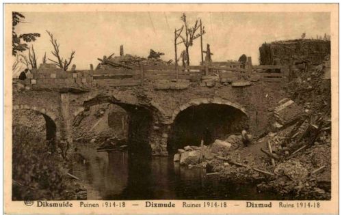 Dixmude - Ruines 1914 1918
