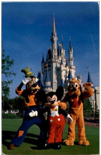 Disney World Mickey Mouse Goofy Pluto