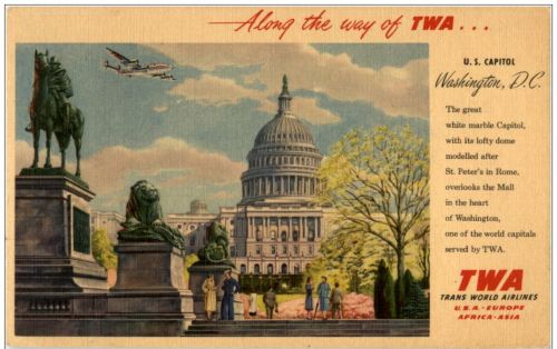 Washington DC - Capitol - TWA