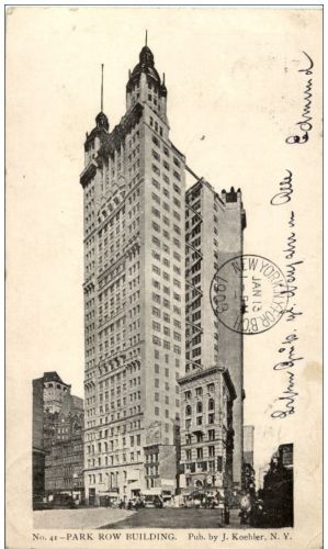 New York - Park Row Building