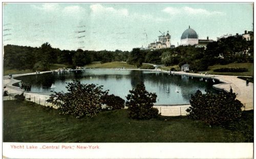 New York - Yacht Lake Central Park
