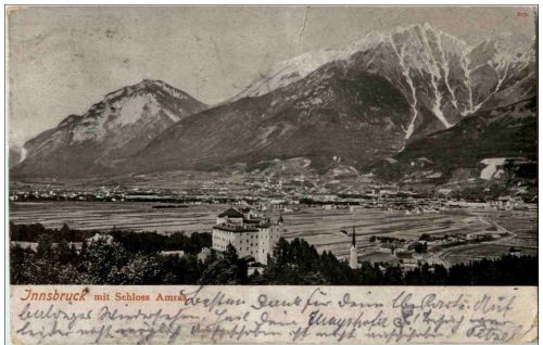 Innsbruck mit Schloss Amras