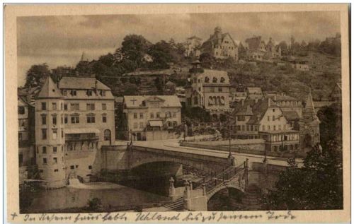 Tübingen - Partie bei der Neckarbrücke