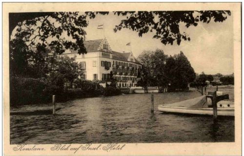Konstanz - Blick auf Insel Hotel