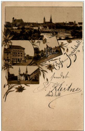 Gruss aus Ingolstadt - Litho
