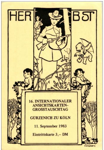 Ansichtskarten Auktion Gürzenich zu Köln 1983