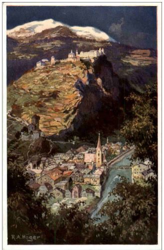 Chiusa - Künstlerkarte R. A. Höger