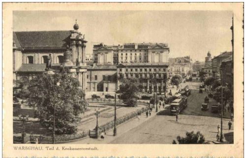 Warschau - Teil d Krakauervorstadt