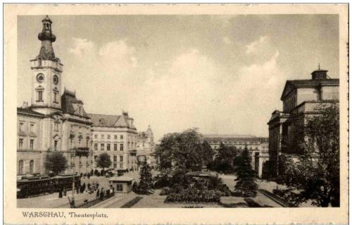 Warschau - Theaterplatz