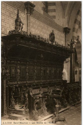 Saint Maurice - Les Stalles de l Abbaye