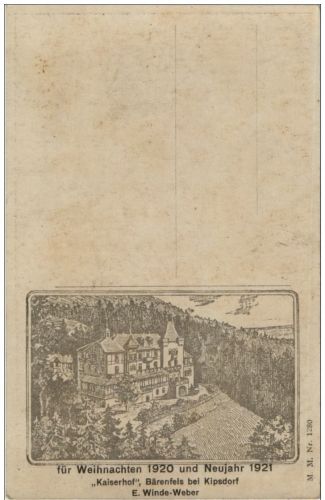 Kaiserhof - Bärenfels bei Kipsdorf