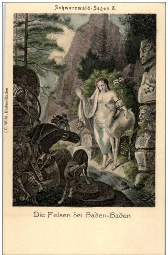 Schwarzwald Sagen - Die Felsen bei Baden-Baden