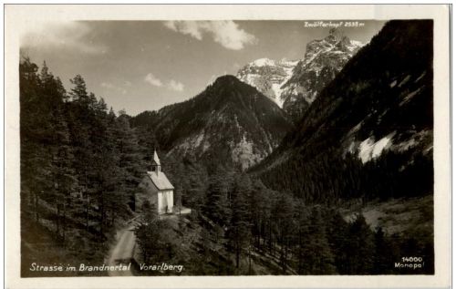 Strasse im brandnertal