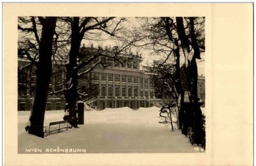 Wien Schönbrunn im Winter