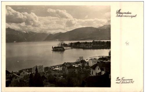 Gmunden - Der Traunsee mit Schloss