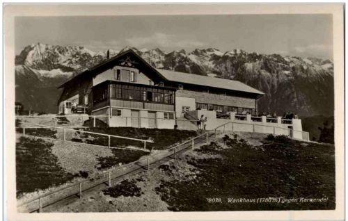 Wankhaus gegen Karwendel