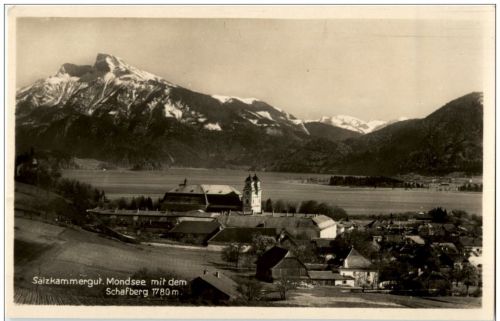 Mondsee mit dem Schafberg