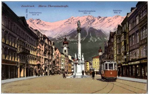 Innsbruck mit Strassenbahn