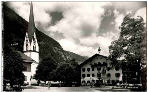 MAyrhofen im Zillertal - Gasthof Kramerwirt