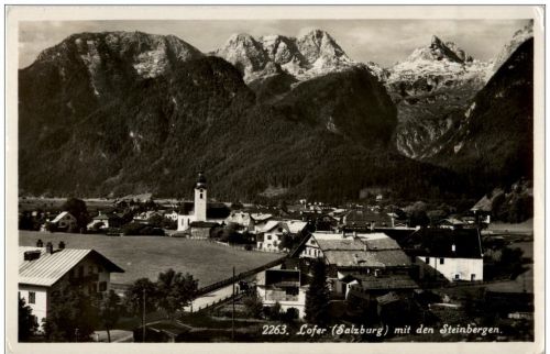 Lofer mit den Steinbergen