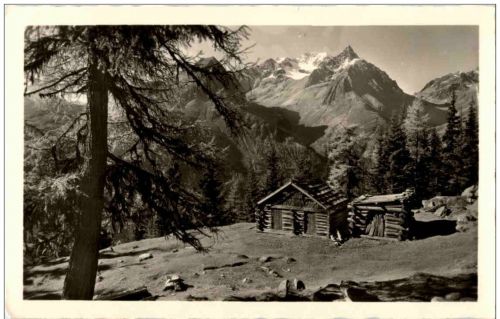 Alm Hütten auf Plattergrube bei Burgstein