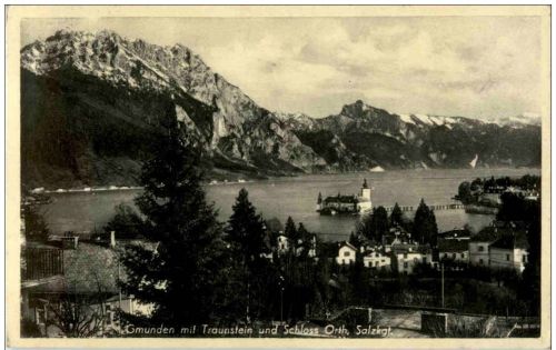 Gmunden mit Traunstein
