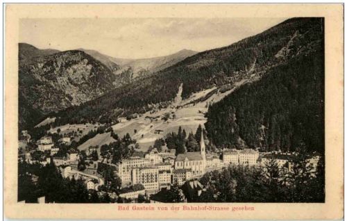 Bad Gastein von der Bahnhofstrasse