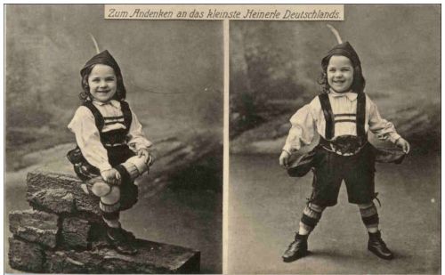 Zum Andenken an das kleinste Heinerle Deutschlands