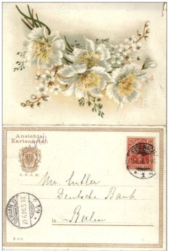 Kartenbrief - Blumen